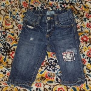 Straight Fit Jeans w/ patch